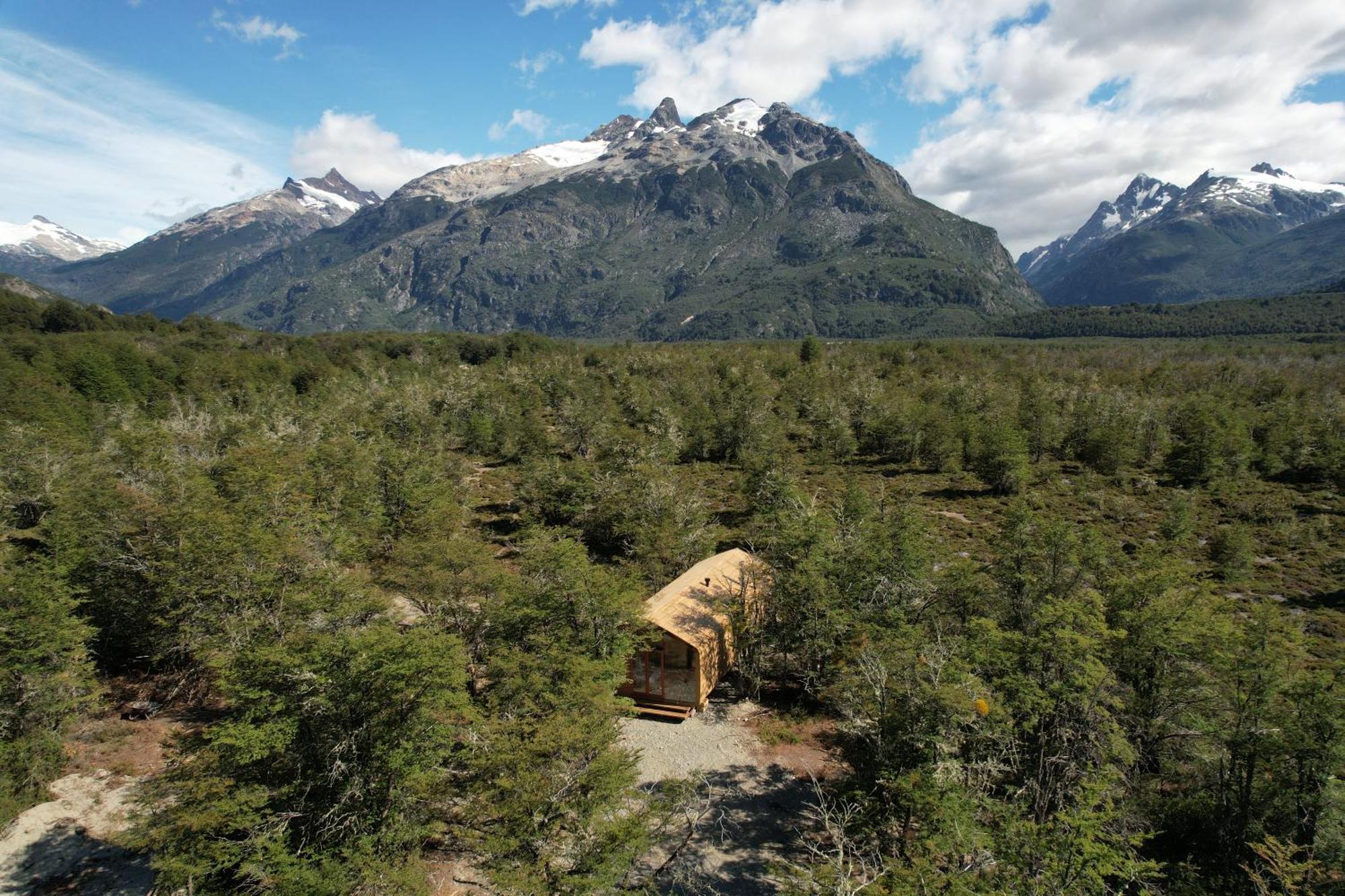 Refugio Valle Leones Villa Puerto Tranquilo Bagian luar foto